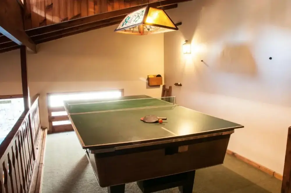Cabañas Woodland ping pong