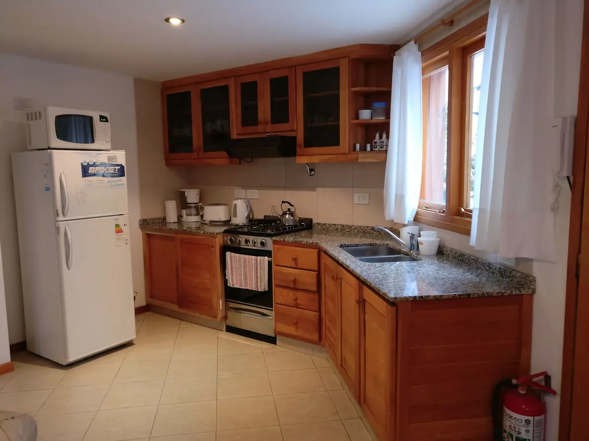 Cabaña Cuatro Estaciones cocina