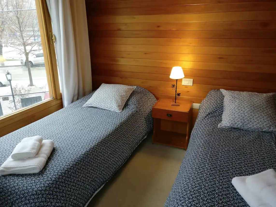 Cabaña Cuatro Estaciones dormitorio 2 camas