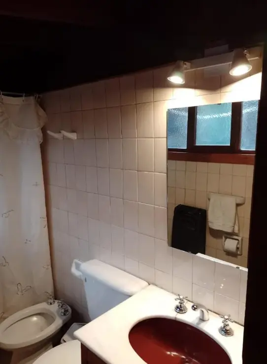 Cabaña La Ponderosa baño