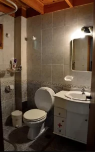 Cabañas Las Retamas baño