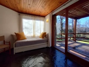 Resort Paihuen vista al lago