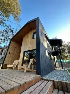 Cabañas Campo Base por fuera
