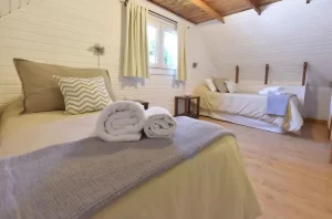 Cabañas Nonthué cama doble 2