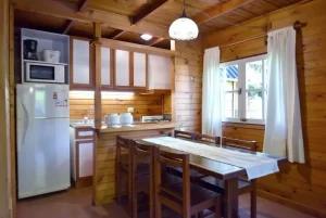Cabañas Nonthué cocina