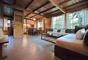 Cabañas Nonthué living