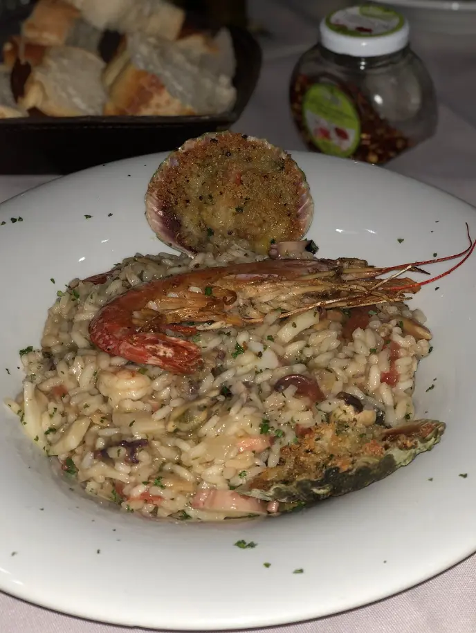 Restaurante Nonna Bertina langostino en arroz