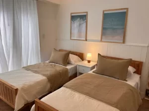 Casa Quiet House habitación con dos camas individuales