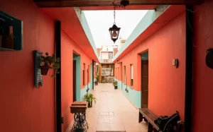 Hostel Carrusel pasillo del hostel