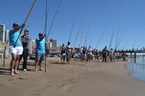 Pesca Recreativa en Mar del Plata pesca desde la playa