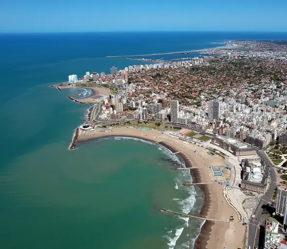 Playa Bristol desde arriba