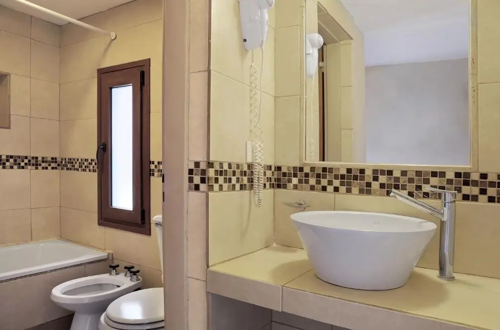 Cabañas La Caleta bacha del baño