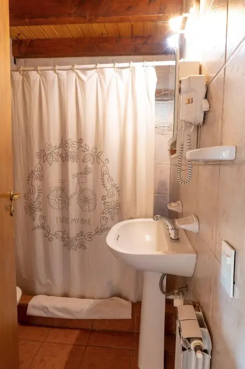 Cabañas Tres Deseos ducha del baño
