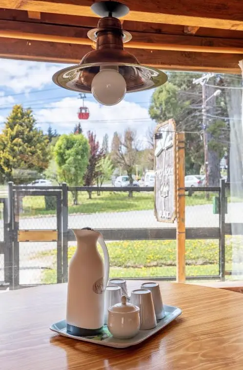 Cabañas Tres Deseos vistas a la calle