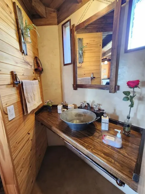 Cabañas Alechen antebaño