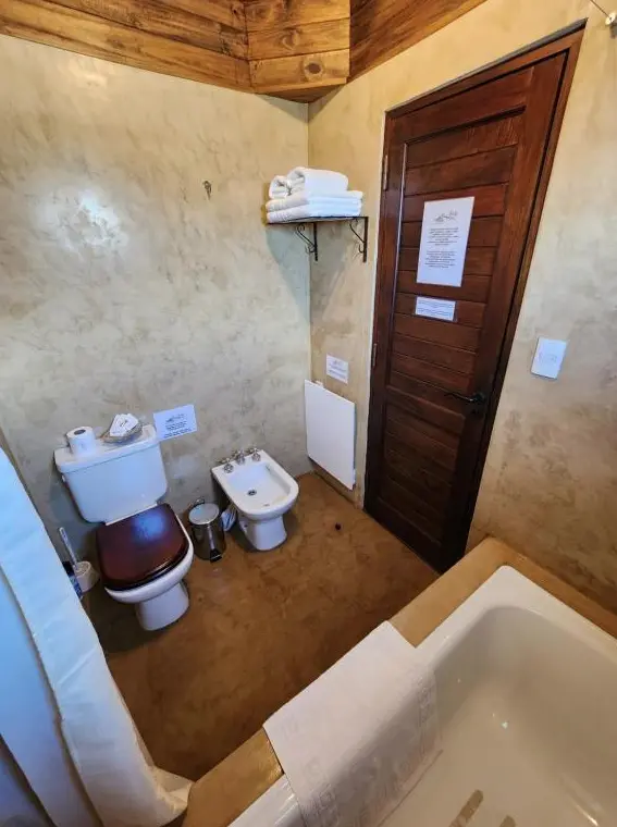 Cabañas Alechen baño completo