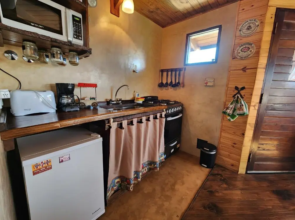 Cabañas Alechen cocina completa