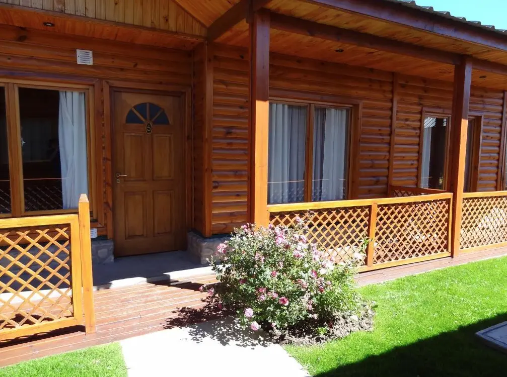 Cabañas Del Nené deck de entrada