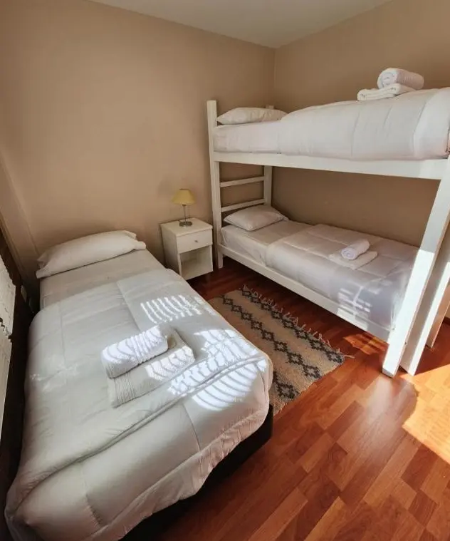 Cabañas La Chacra cama individual y cucheta
