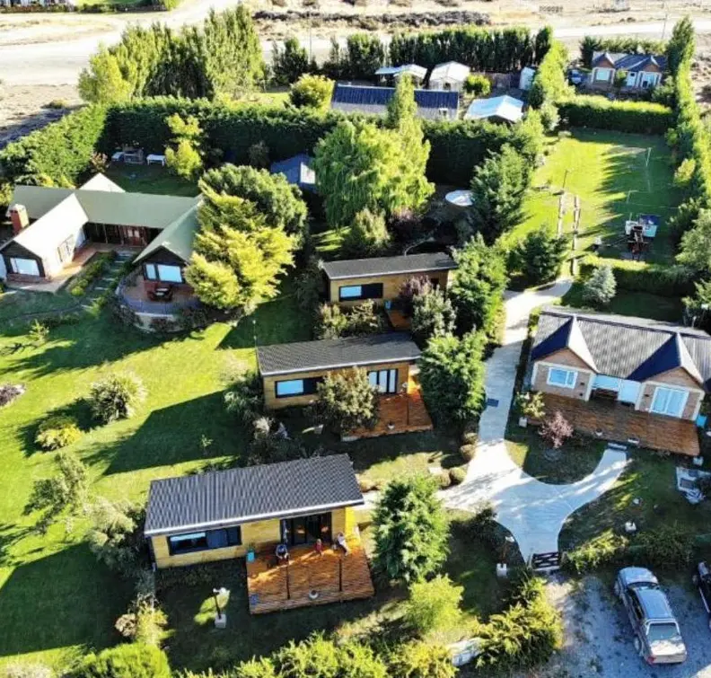 Cabañas La Chacra desde arriba