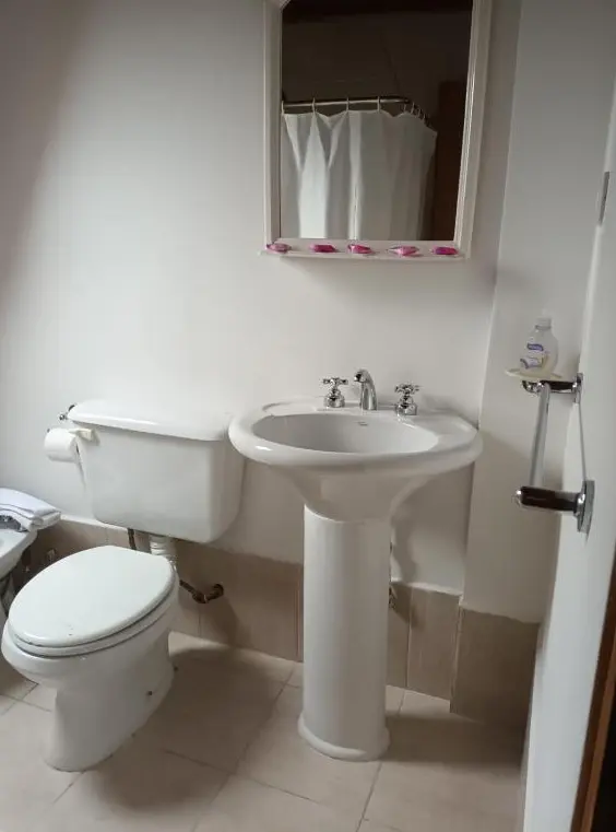 Cabañas Nevis bacha del baño