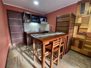 Cabañas Patagonia Austral Suites mesa para comer