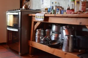 Hostel Periko's Youth utensilios de cocina