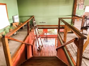 Hostería La Estepa escaleras