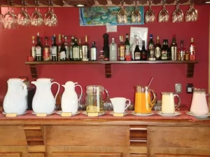 Hostería Los Hielos barra de tragos