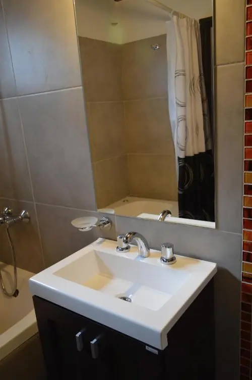 Cabañas Cerros del Sol espejo del baño