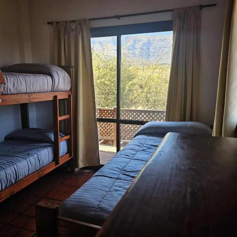 Cabañas Los Espinillos cucheta y cama individual