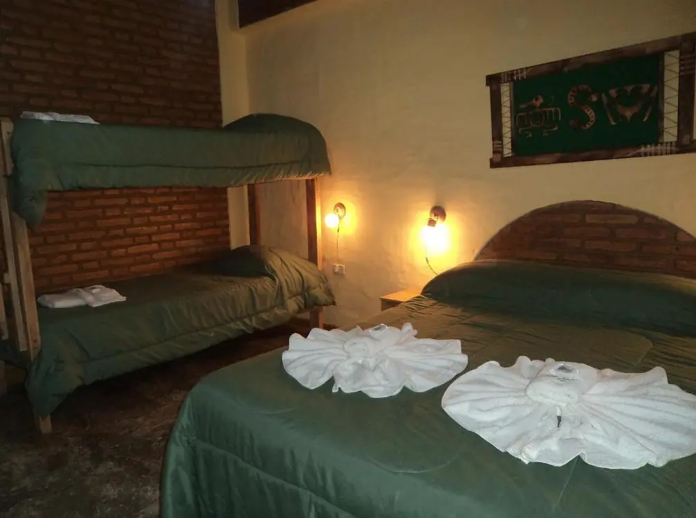 Cabañas Mi Viejo Vicente cama doble y cuchetas