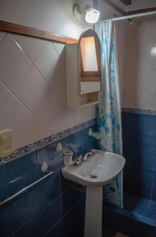 Cabañas Monteolivos espejo del baño