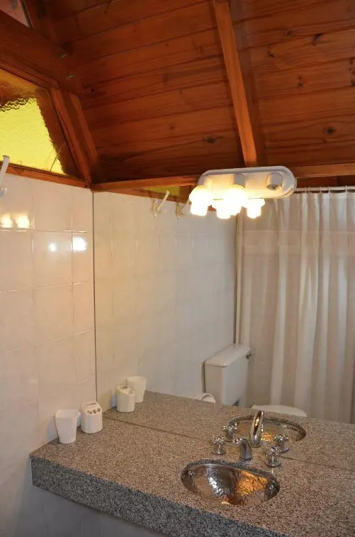 Cabañas Rincón de los Duendes espejo del baño