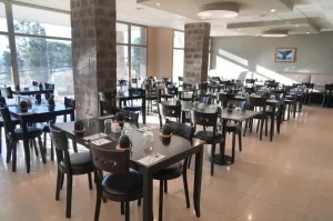 Hotel Tene Hue mesas para comer