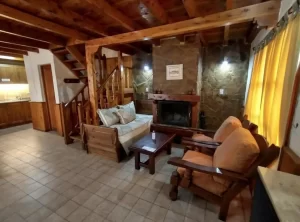 Aparthotel Manantial del Valle chimenea