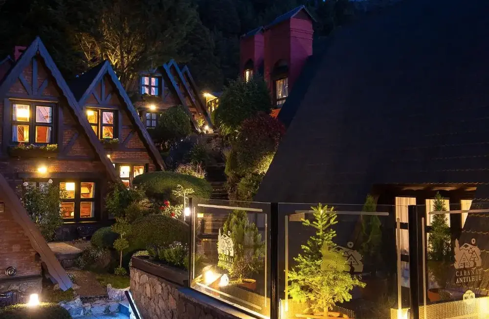 Cabañas Antilhué balcón