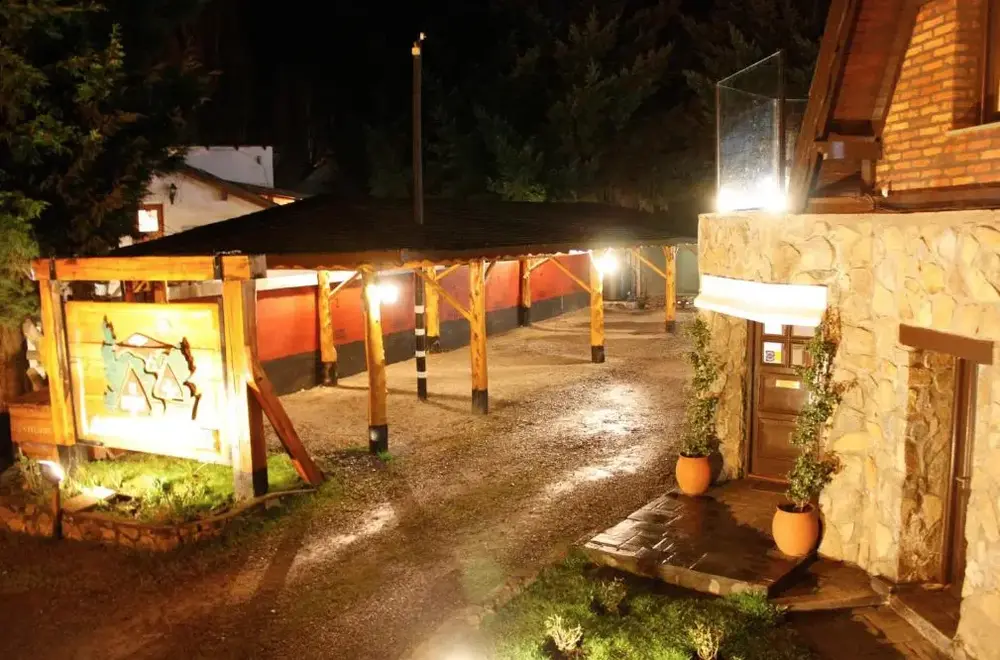 Cabañas Antilhué estacionamiento