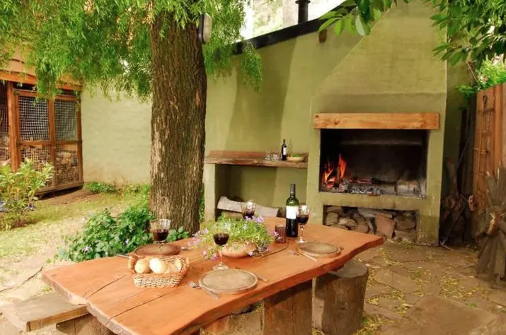 Cabañas Arique asador