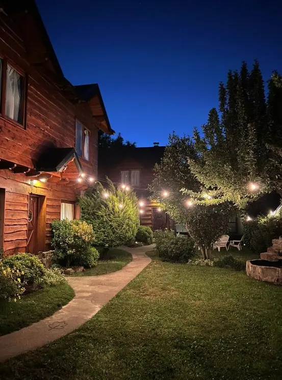 Cabañas Arique patio