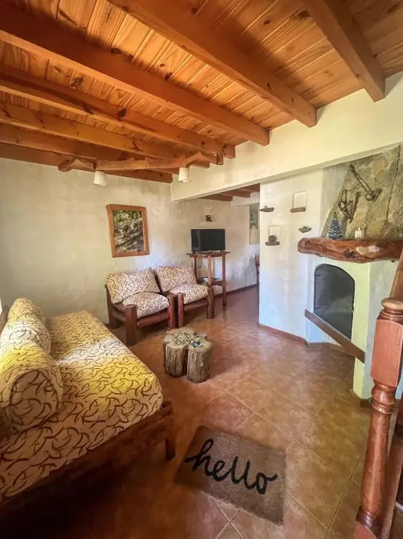 Cabañas Arique sala de estar