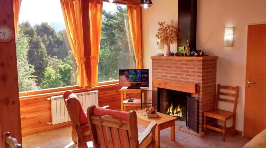 Cabañas Carelmapu chimenea