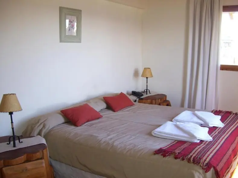 Cabañas Chesa Engadina cama doble con toallas