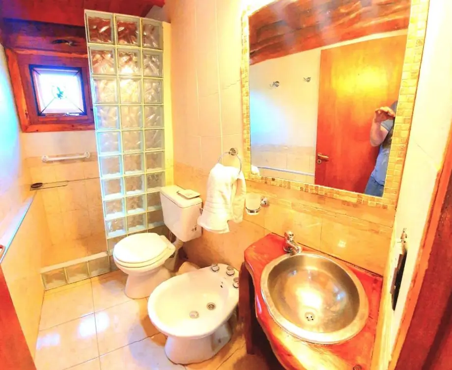 Cabañas Laderas del Campanario baño completo