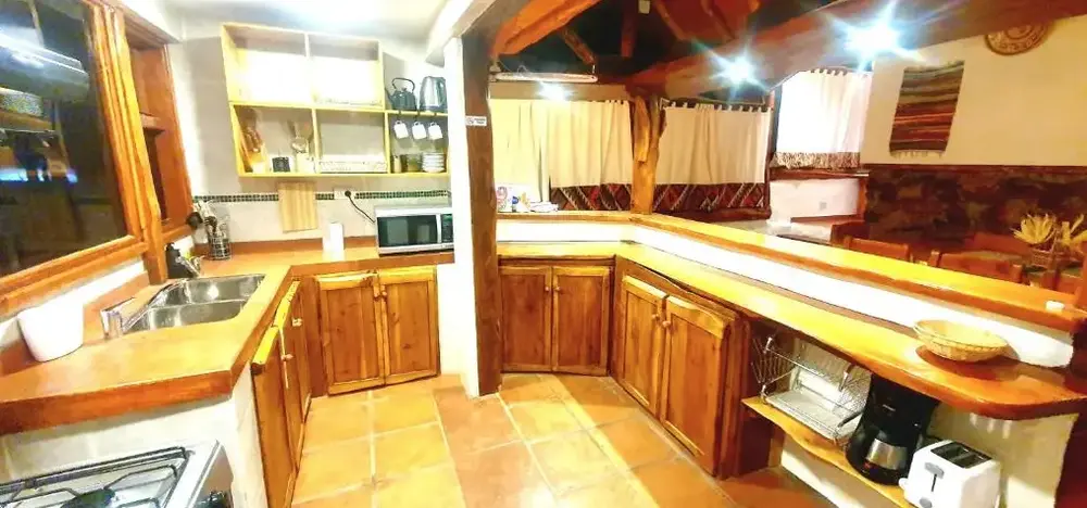 Cabañas Laderas del Campanario cocina