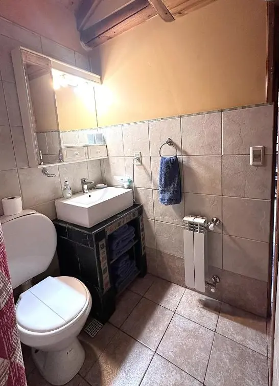 Cabañas Las Nubes bacha del baño