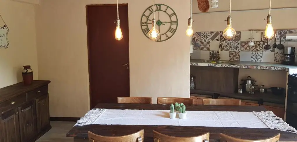 Cabañas Sol de Abril cocina comedor