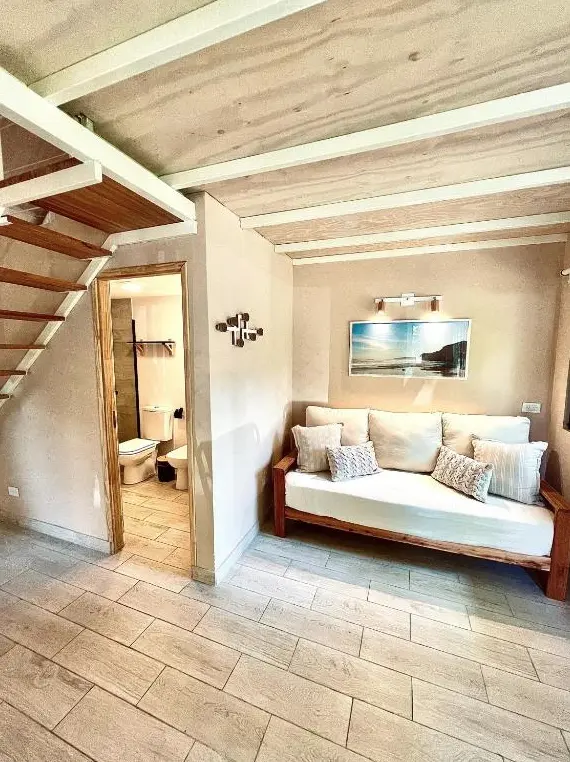 Cabañas Sol de Abril puerta del baño