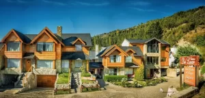 Cabañas del Lácar por fuera