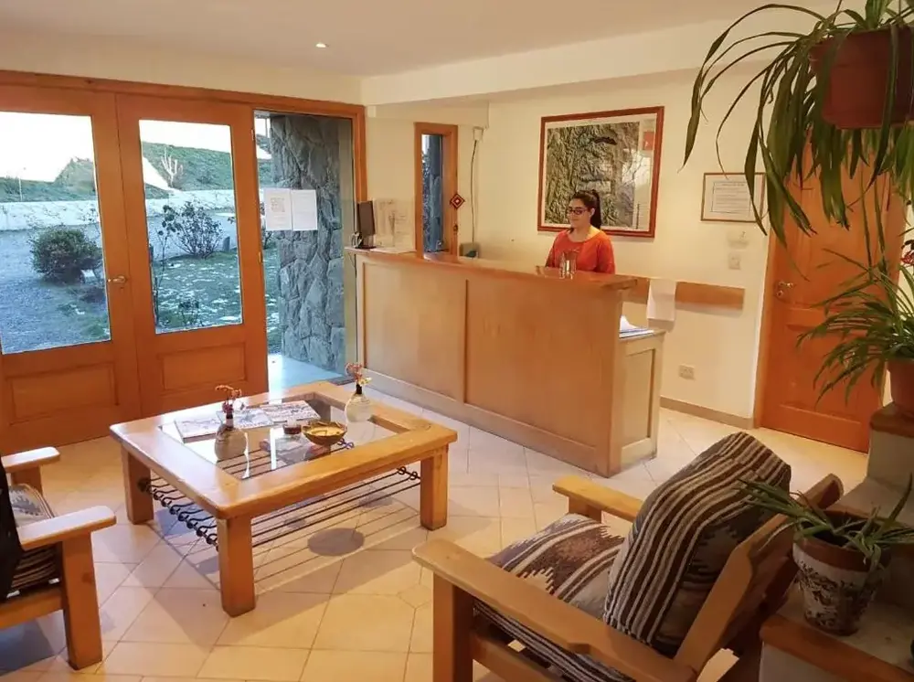 Cabañas del Lácar recepción